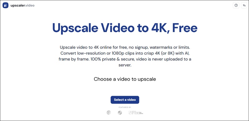 free ai video upscaler