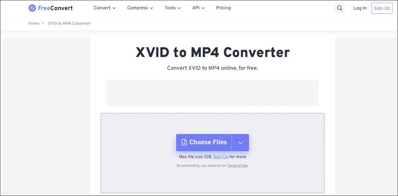 freeconvert xvid to mp4 converter online
