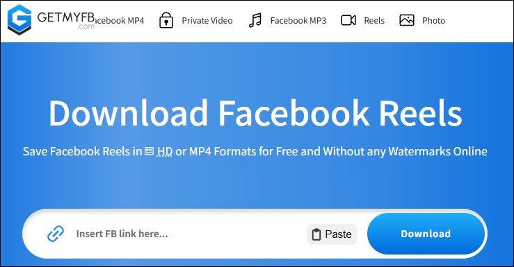 getmyfb facebook reel to mp4 converter