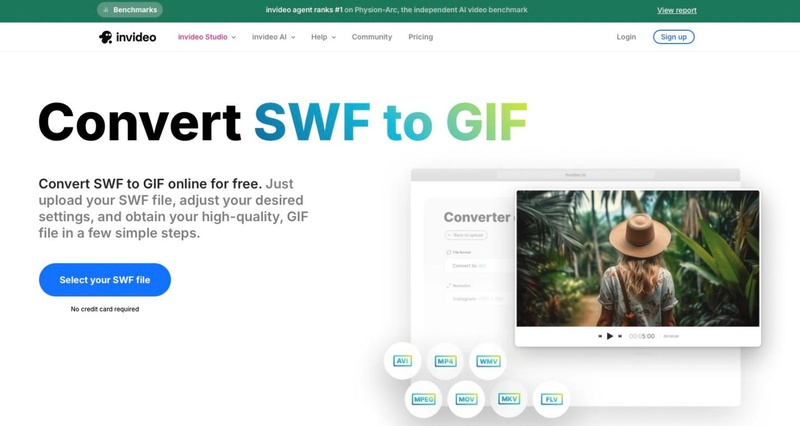 invideo swf to gif converter