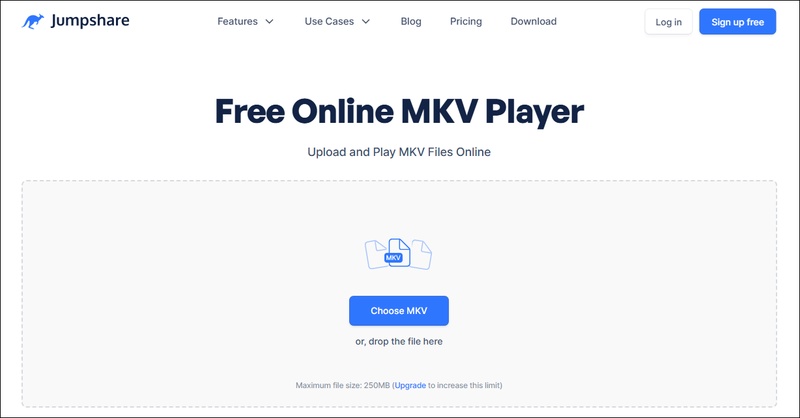 jumpshare free online mkv player