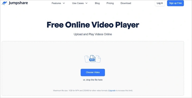 jumpshare free online video player