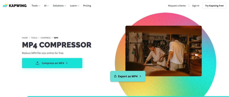 kapwing mp4 compressor