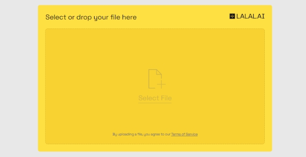 limpador de voz lalal ai