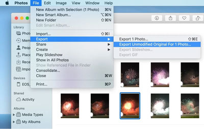 mac photos app save live photos as videos