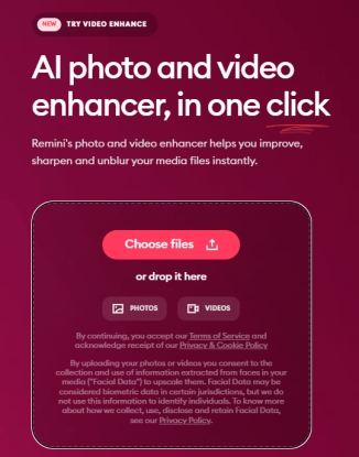 remini online video enhancer