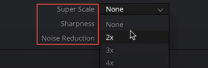 reset noise reduction in davinci resolve