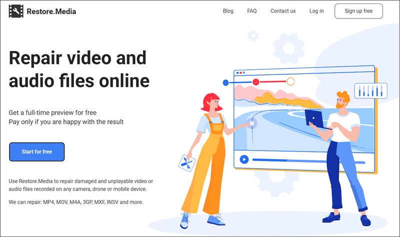 restore media video repair tool online