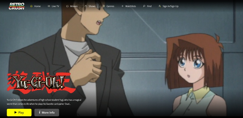 retrocrush interface