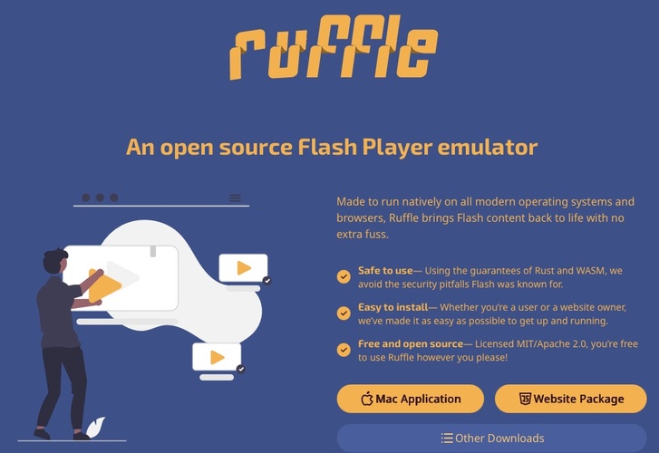 ruffle swf grabber