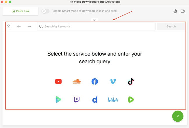 sign int youtube inside 4k downloader plus
