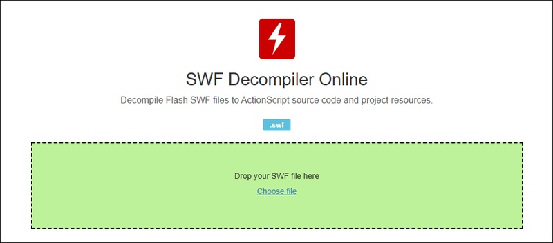 swf decompiler online