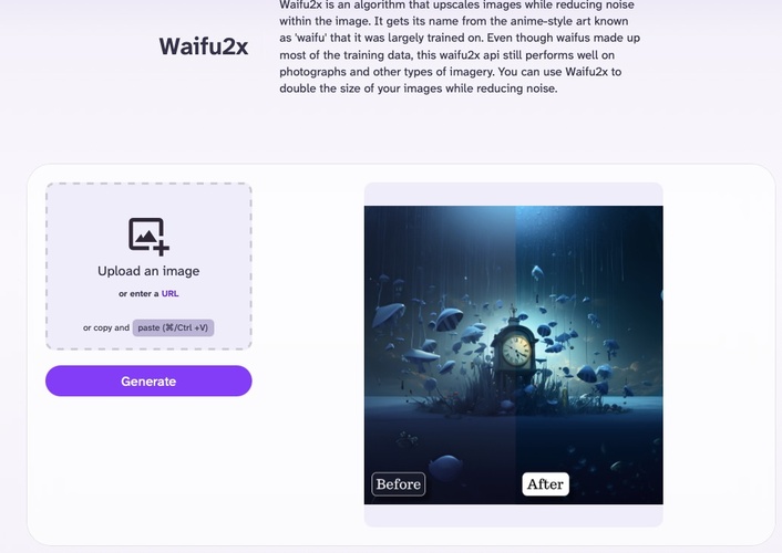 waifu2x gif upscaler