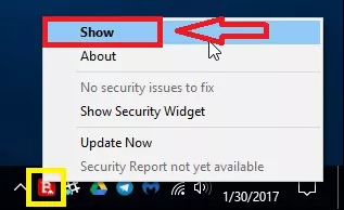 Klicken Sie nun mit der rechten Maustaste auf Ihr Antiviren-Symbol und deaktivieren Sie es