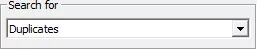 duplicates option