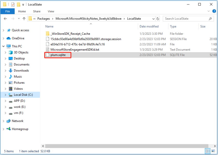 recover sticky notes from sqlite file-2