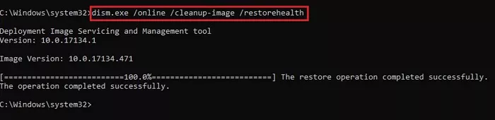 Geben Sie den folgenden Befehl ein