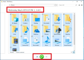 select files and recover