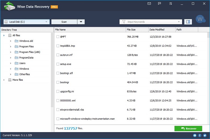 Альтернатива iBoysoft data recovery — Wise Data Recovery