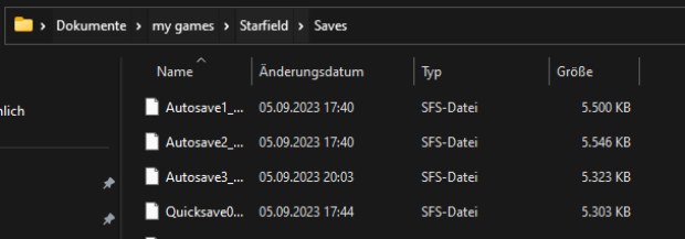 where are starfield saves stored
