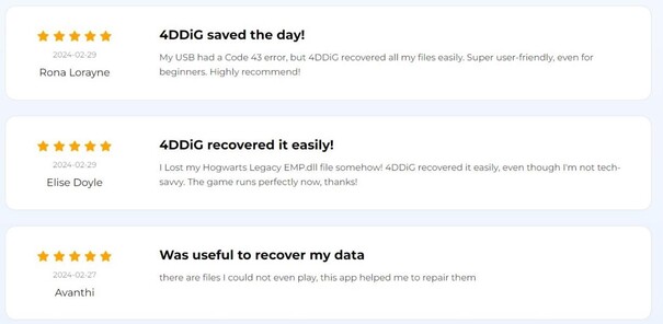 4DDiG Free Data Recovery
