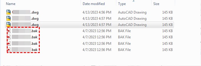 bak extension