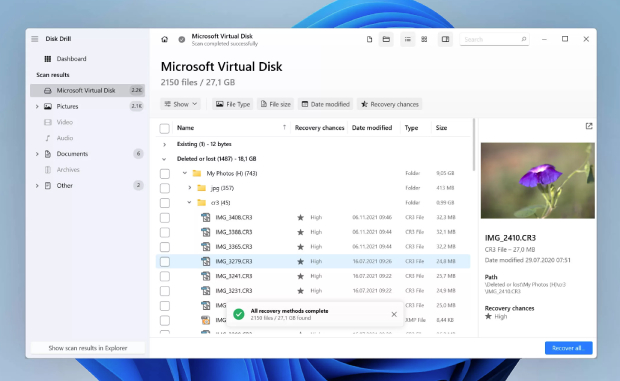 disk drill data recovery software