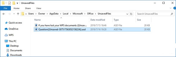 open temporary files