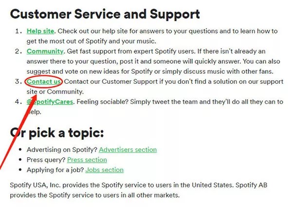 Drücken Sie auf die Schaltfläche Kontakt