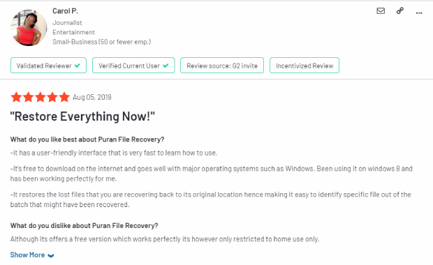 puran file recovery review