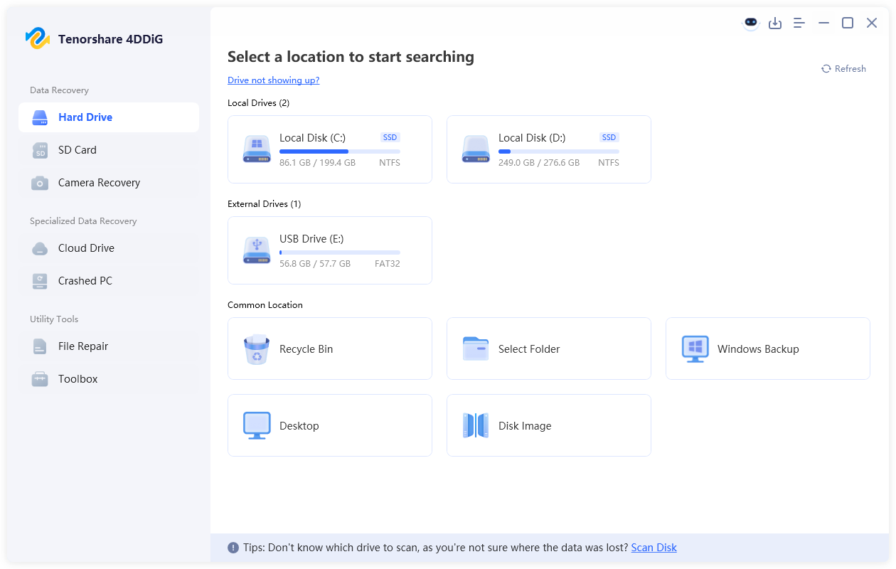 recover data from usb drive 4ddig