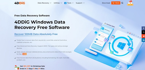 Hard Drive Data Recovery Software Free Download for Windows11/10/8/7