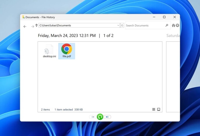 recovering lost pdf