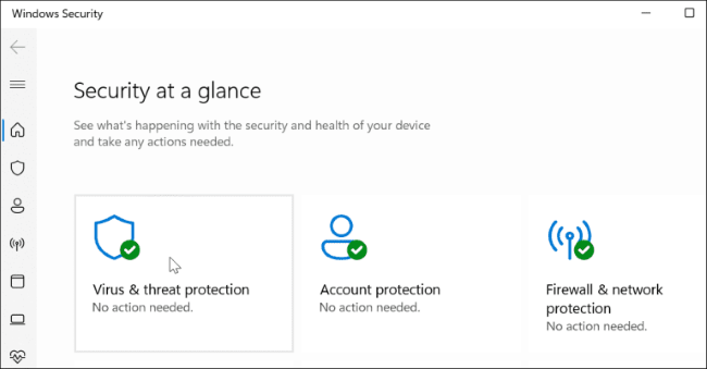virus threat protection