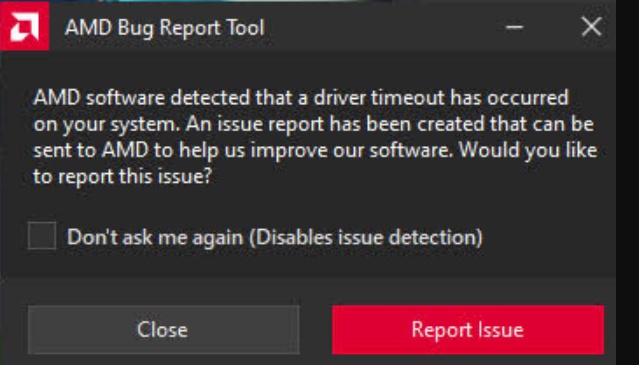 amd driver timeout
