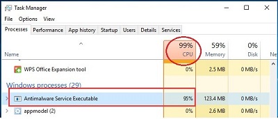 antimalware service executable 소개