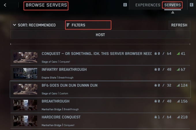 join custom server on bf6 to fix multiplayer issues