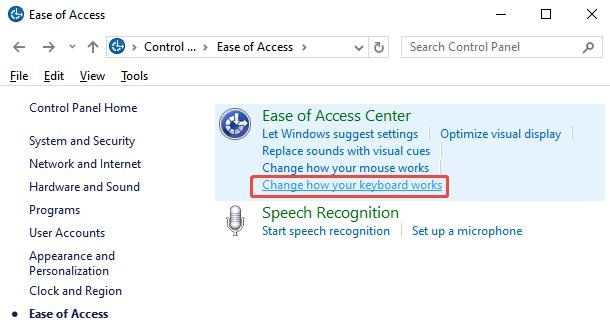 Change how your keyboard works
