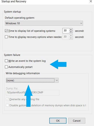 change settings