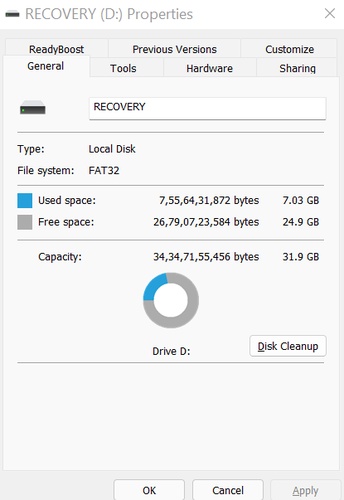 check file system via file explorer