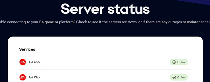 check server status