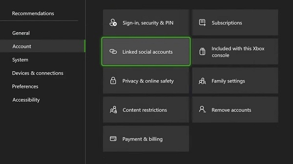 choose linked services