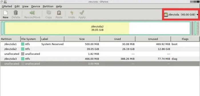choose storage device