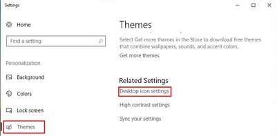 choose the desktop icon