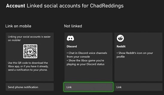 click link under discord