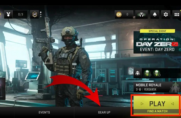 click play in call of duty