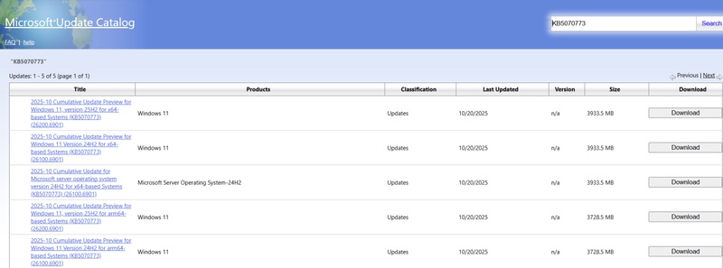 click to download kb5070773