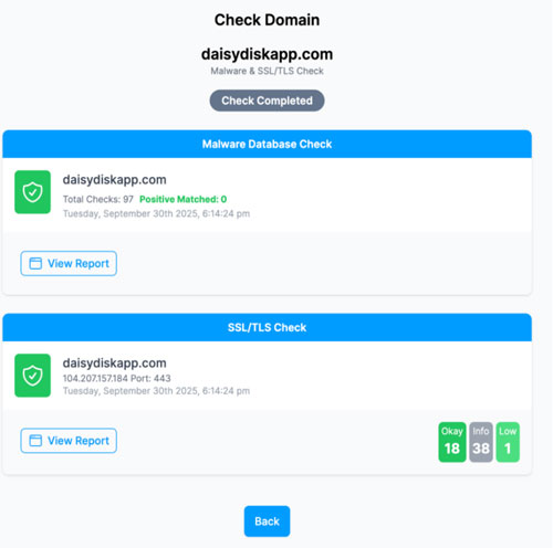 DaisyDisk 안전성 테스트