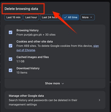 browserdaten löschen