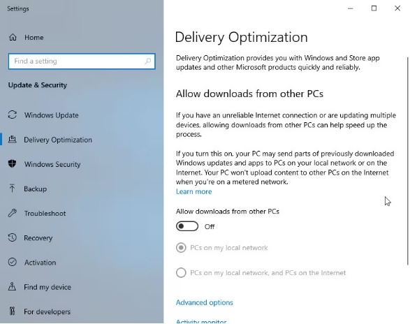 How to Delete Delivery Optimization Files